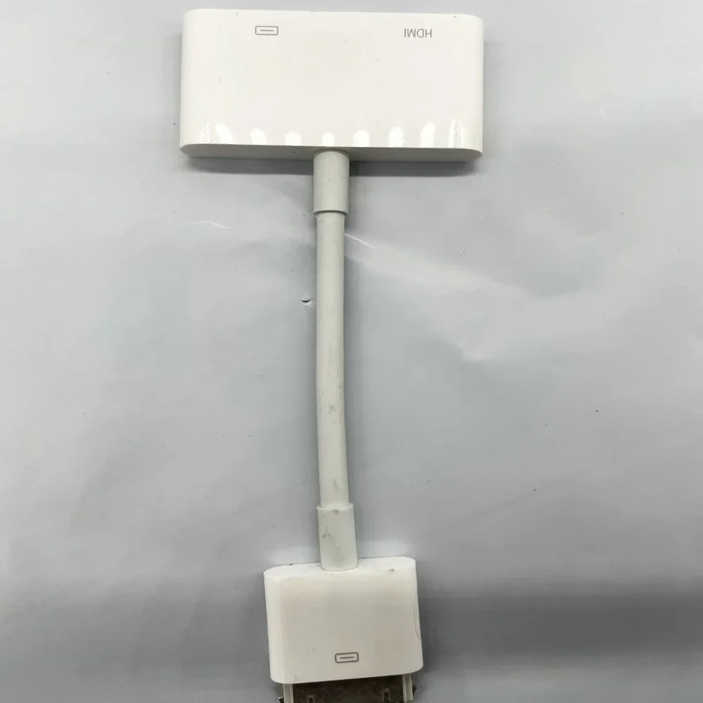 Apple Products White Charging HDMI Adapter-Wired Earphones-(2) Sticker Decals